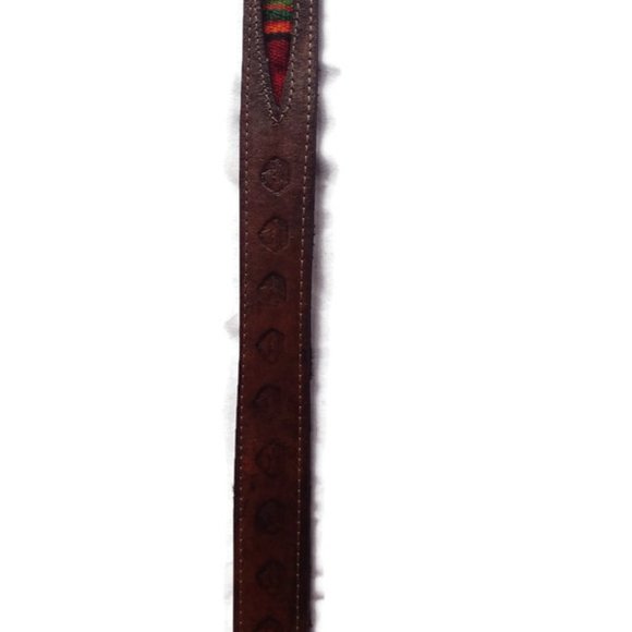 Peruvian Belt Handmade in Resistant Leather Cusco main image 5